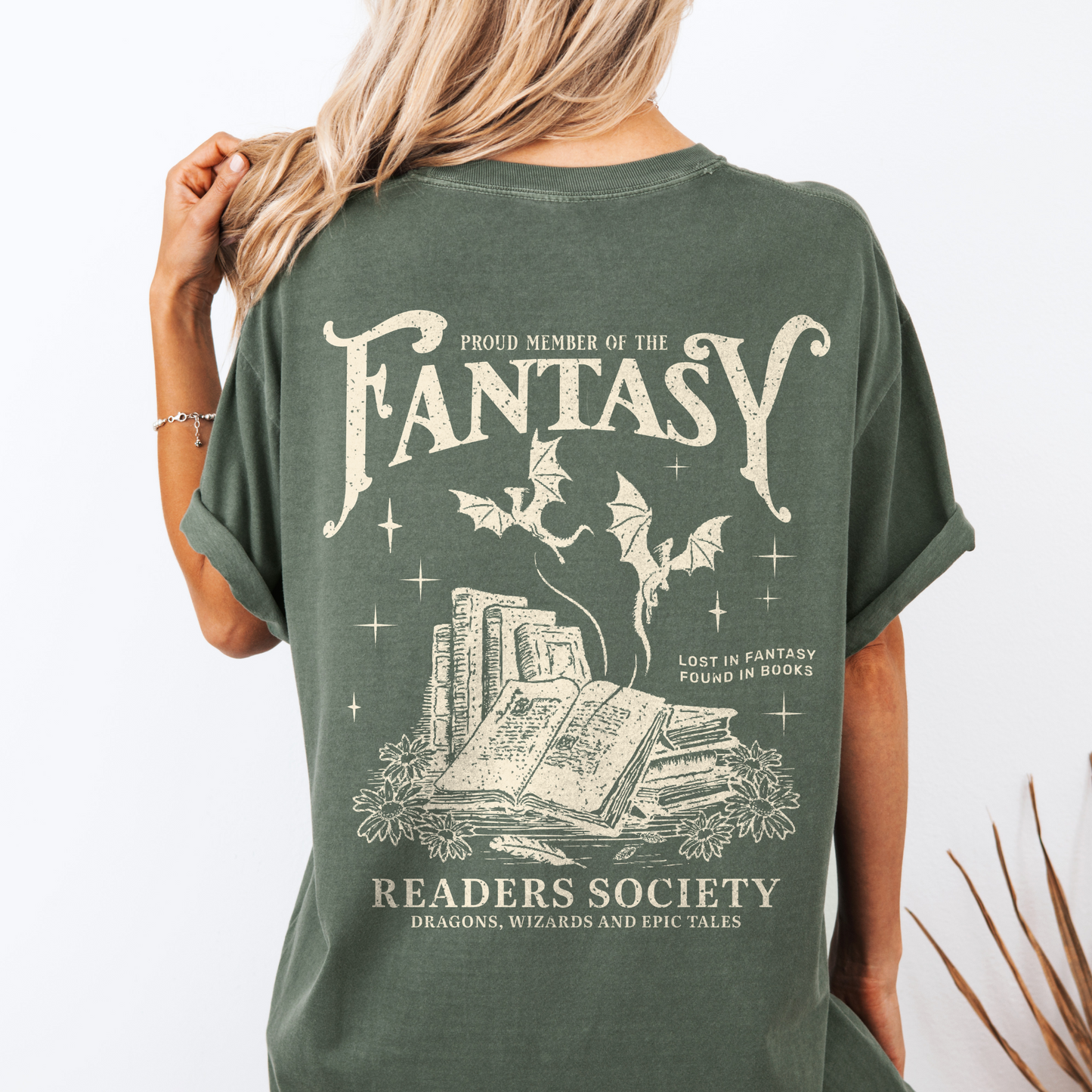 Fantasy Reader Society | Back & Front Print