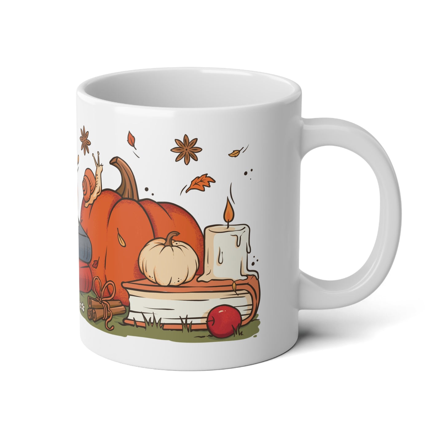 Cozy Harvest Reads Coffee Mug | Jumbo Mug 20oz