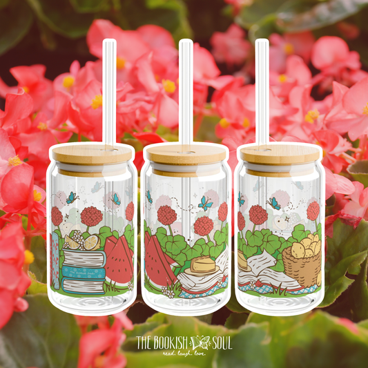 Summer Chapters Sipper Glass | 16oz