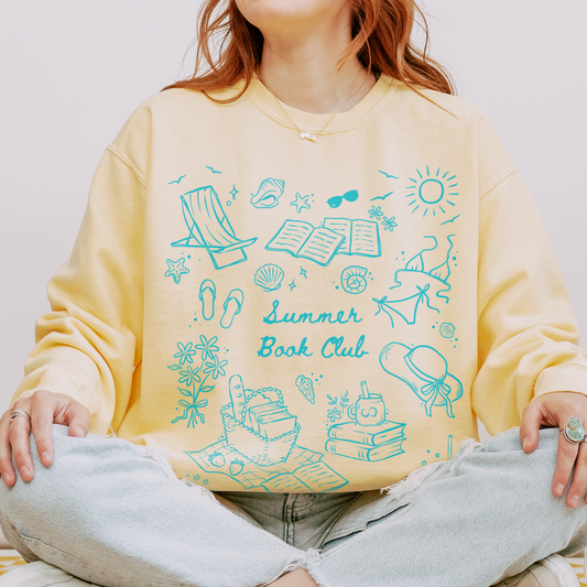 Summer Book Club Crew Neck