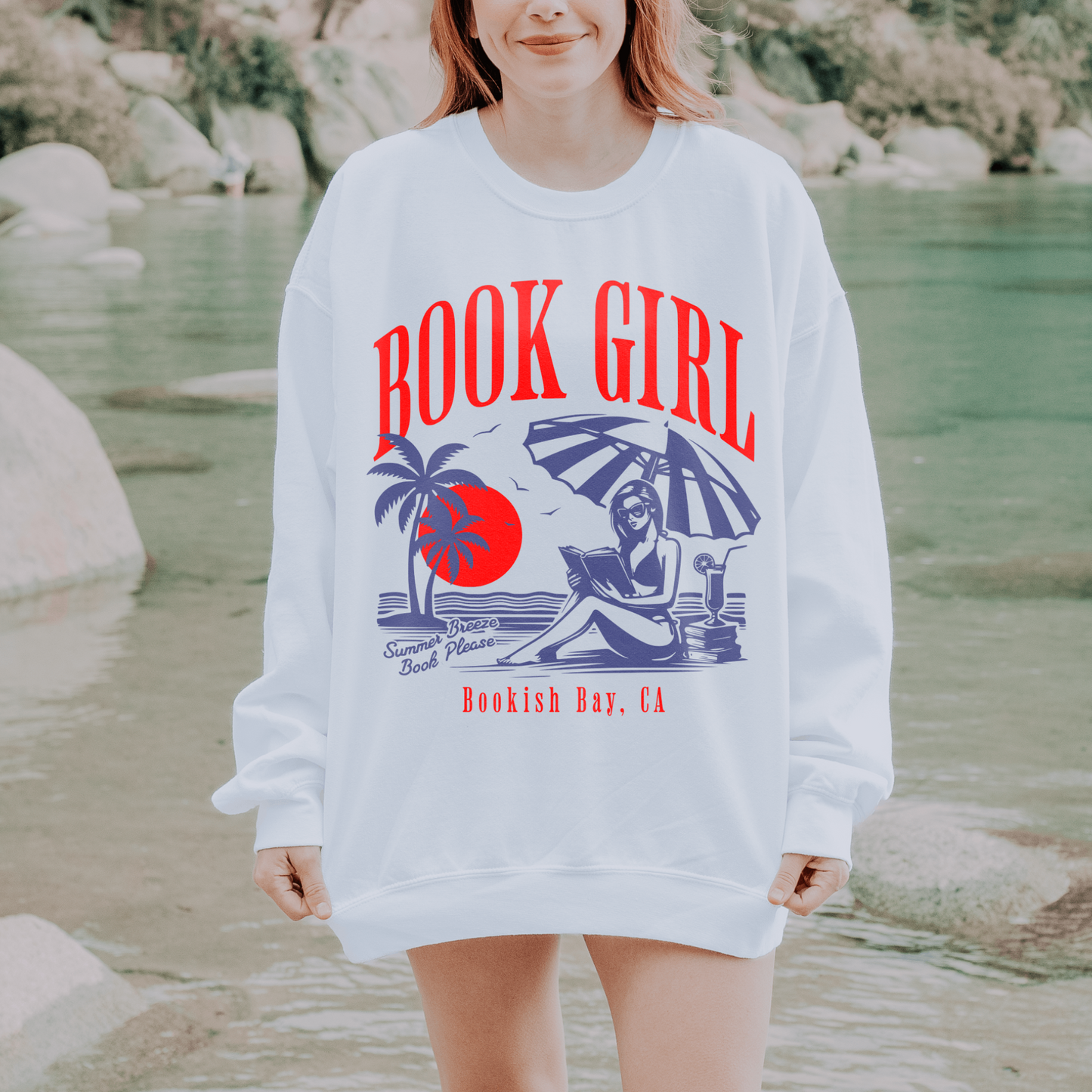 Book Girl Summer Sweatshirt