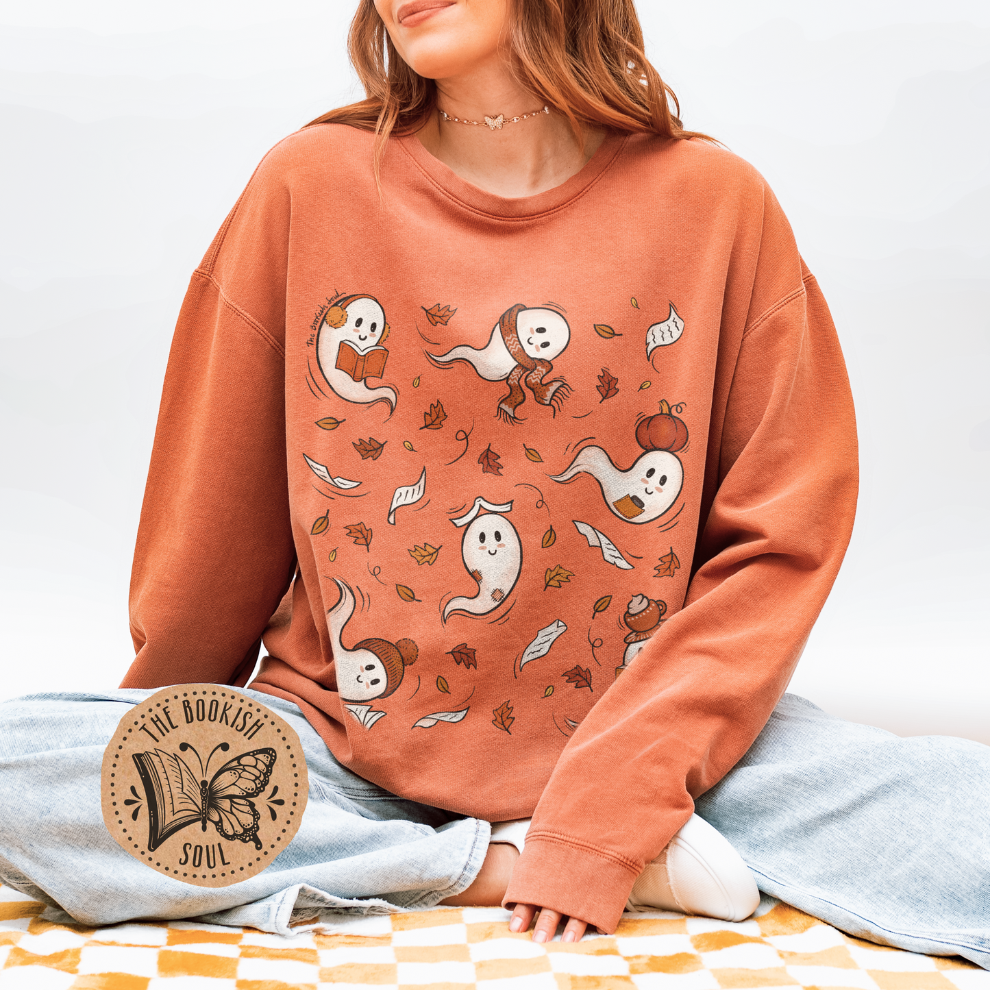 Cozy Ghosts Crewneck Sweatshirt