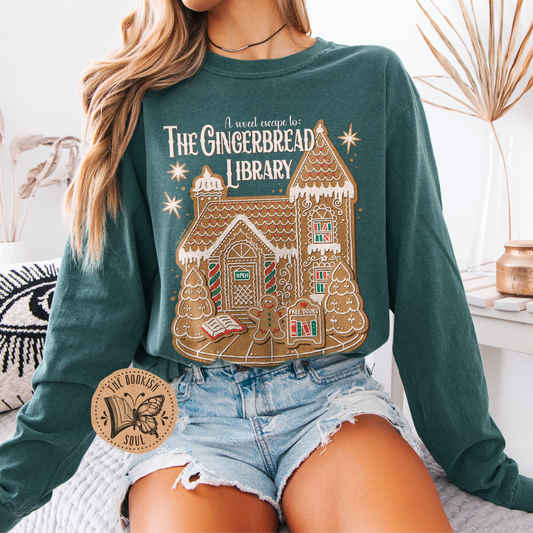 The Gingerbread Library Long Sleeve