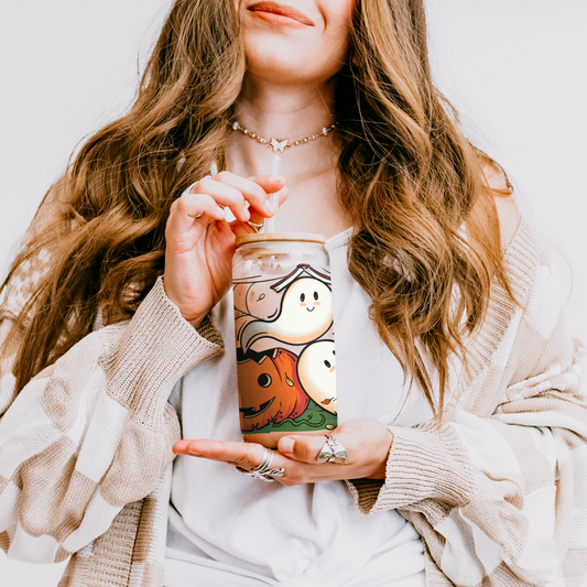 Boo & Brew Haunted Glass Can | 16oz