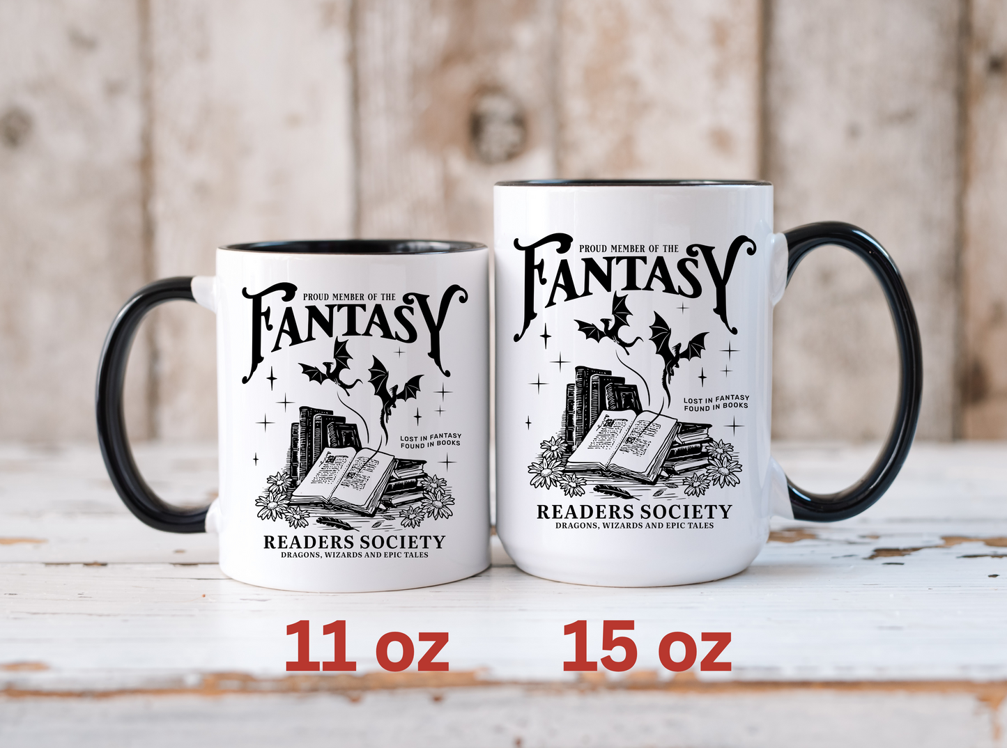 Fantasy Readers Society Mug (11oz, 15oz)