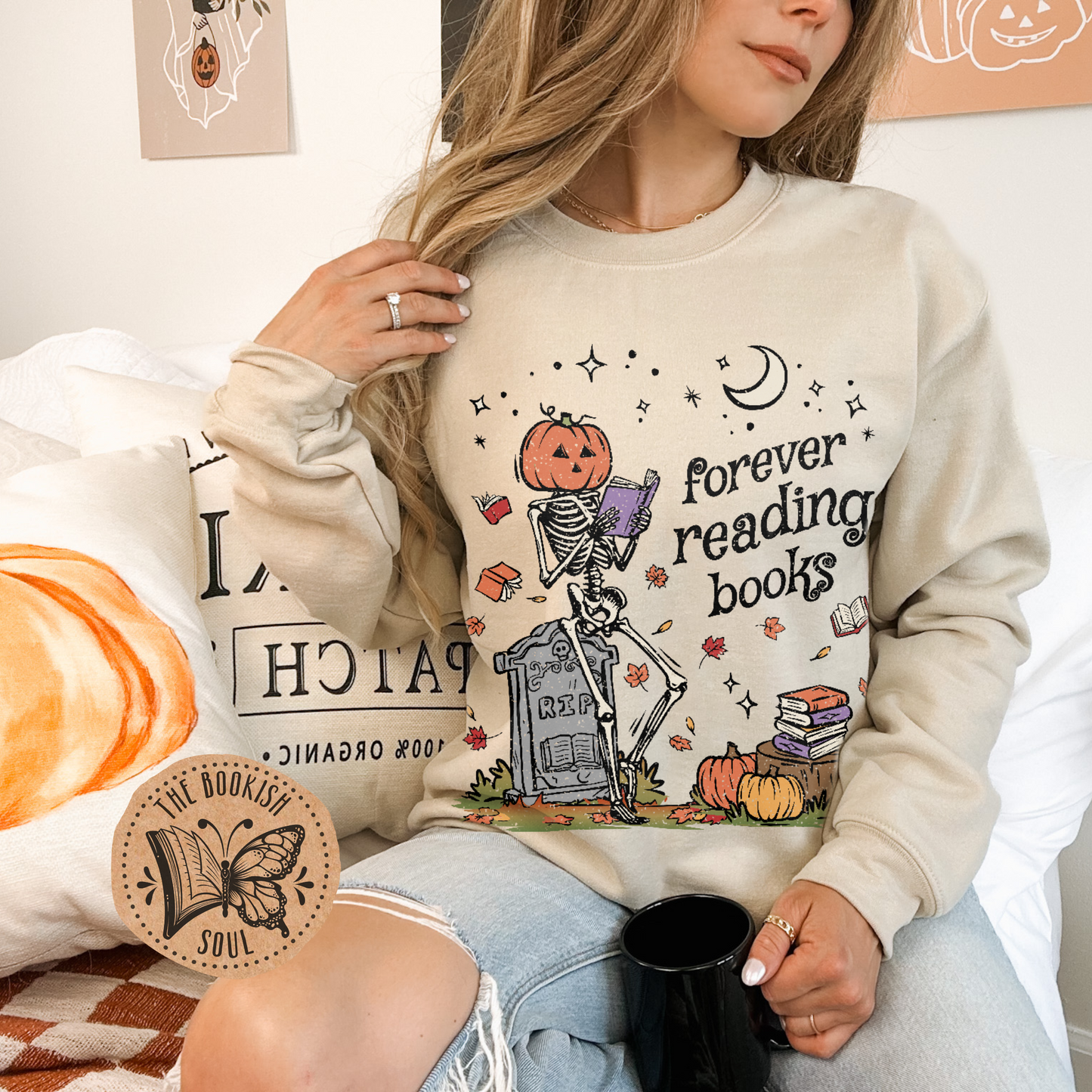 Forever Reading Books Sweatshirt