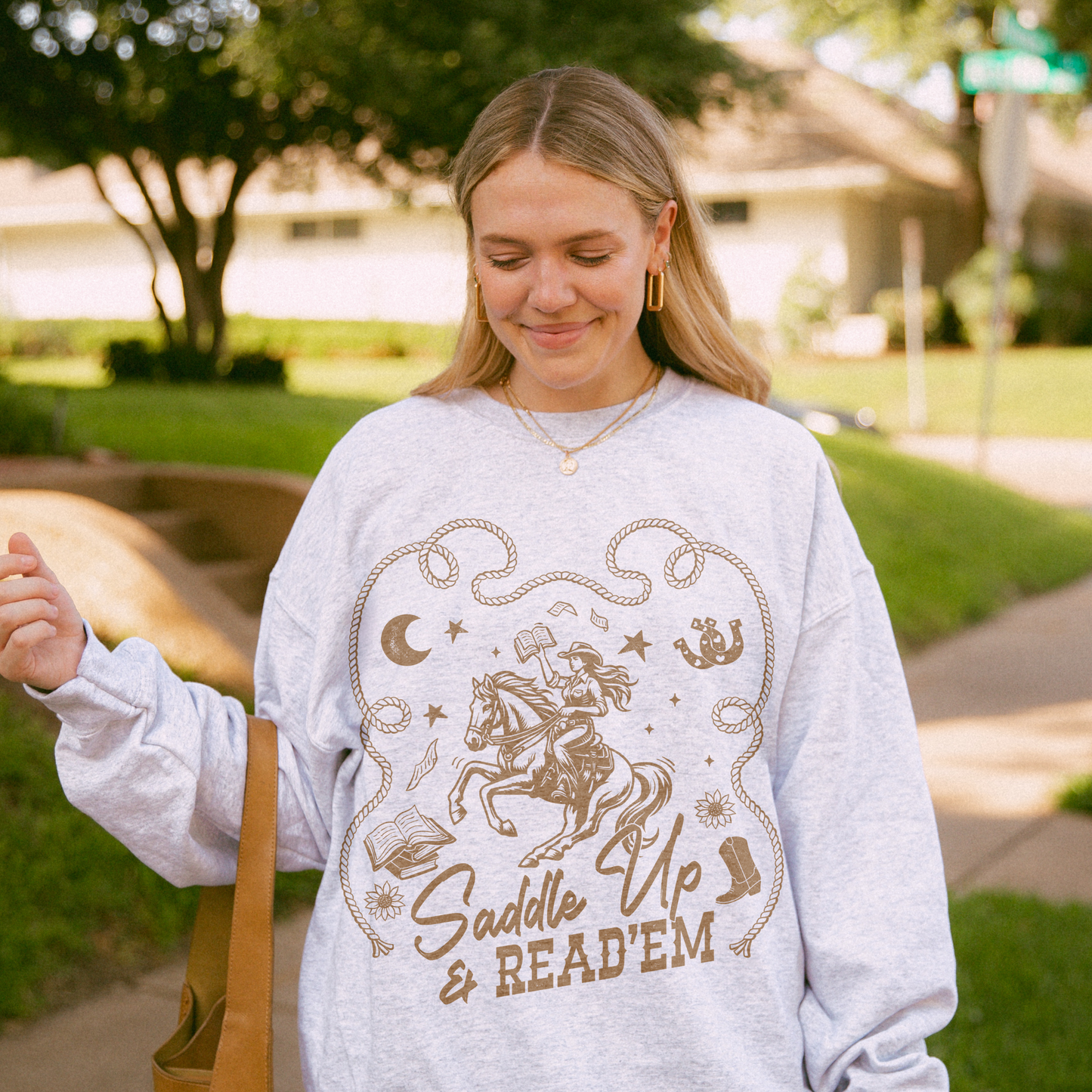 Saddle Up and Read'Em Sweatshirt