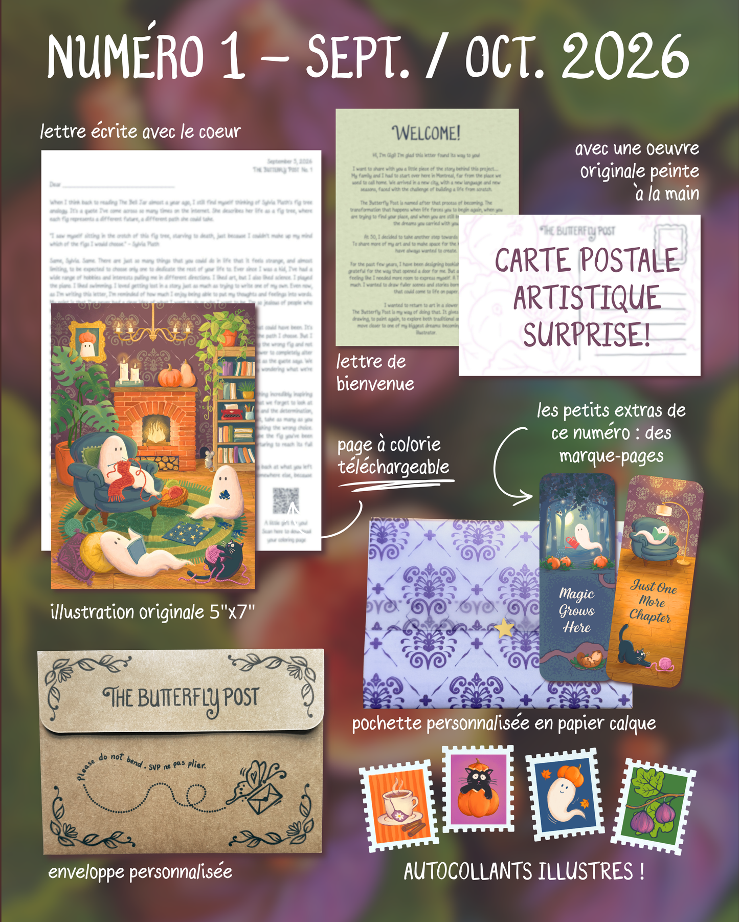 L'abonnement premium The Butterfly Post | Édition française