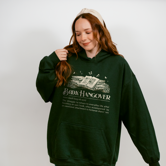 Book Hangover Definition Hooded Sweatshirt