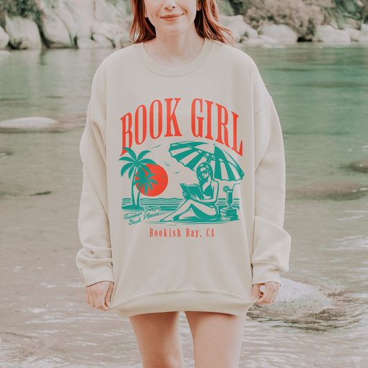 Book Girl Summer Sweatshirt