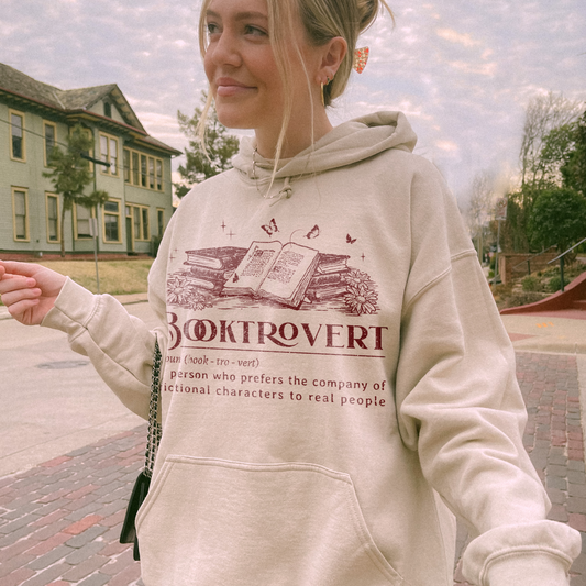 Booktrovert Definition Hooded Sweatshirt