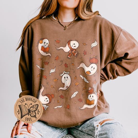 Sweat-shirt ras du cou Cozy Ghosts