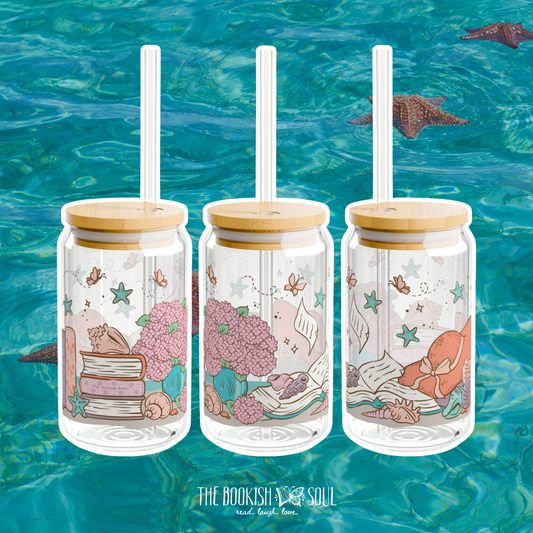 Coastal Book Club Sipper Glass | 16oz