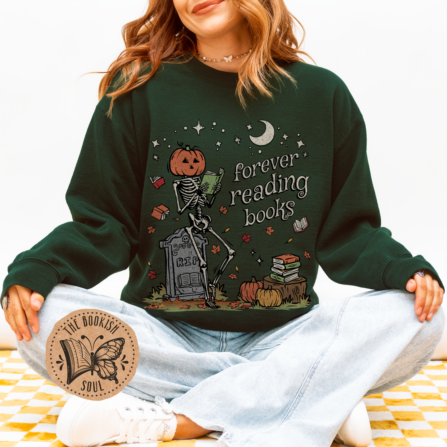 Forever Reading Books Sweatshirt