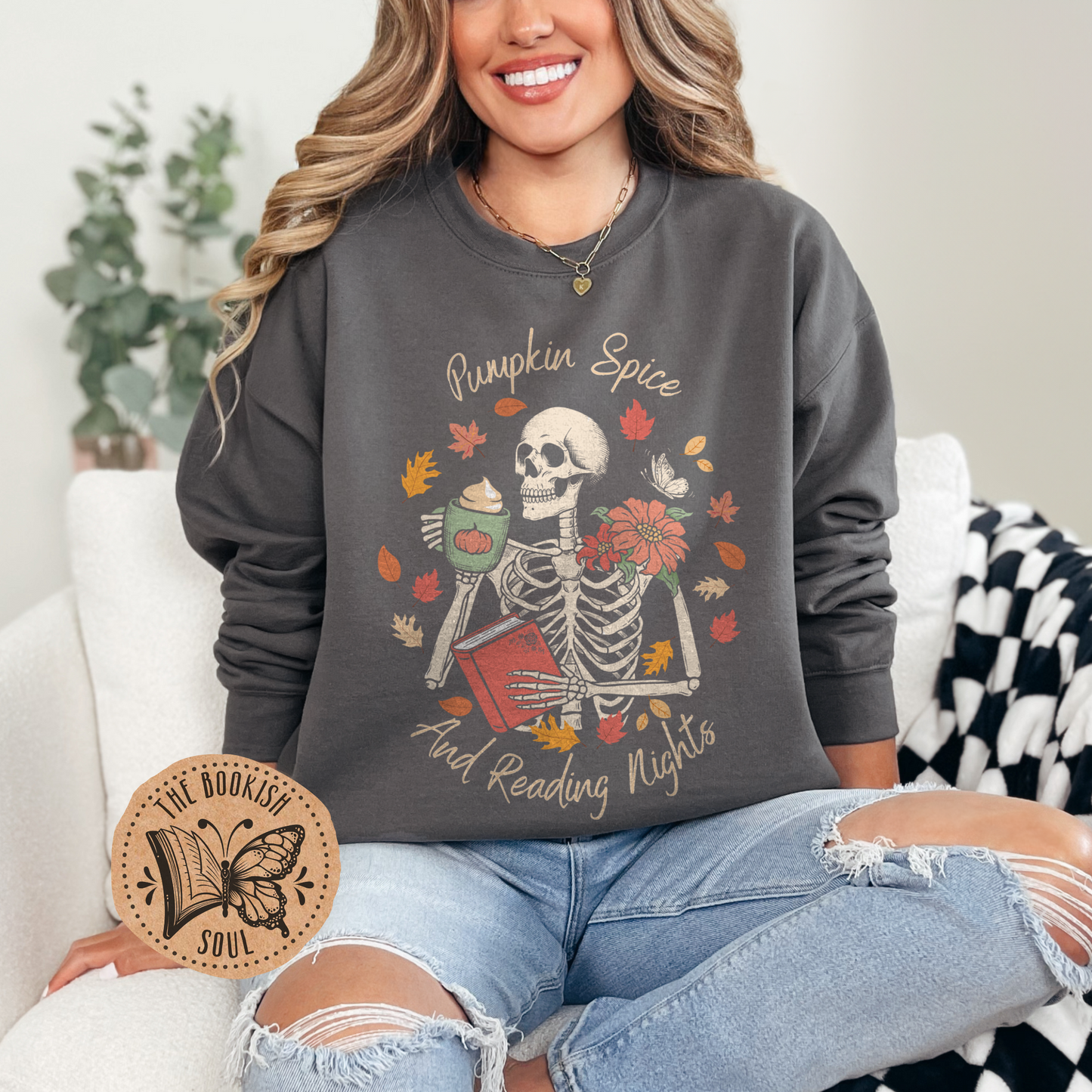 Pumpkin Spice and Reading Nights Sweatshirt