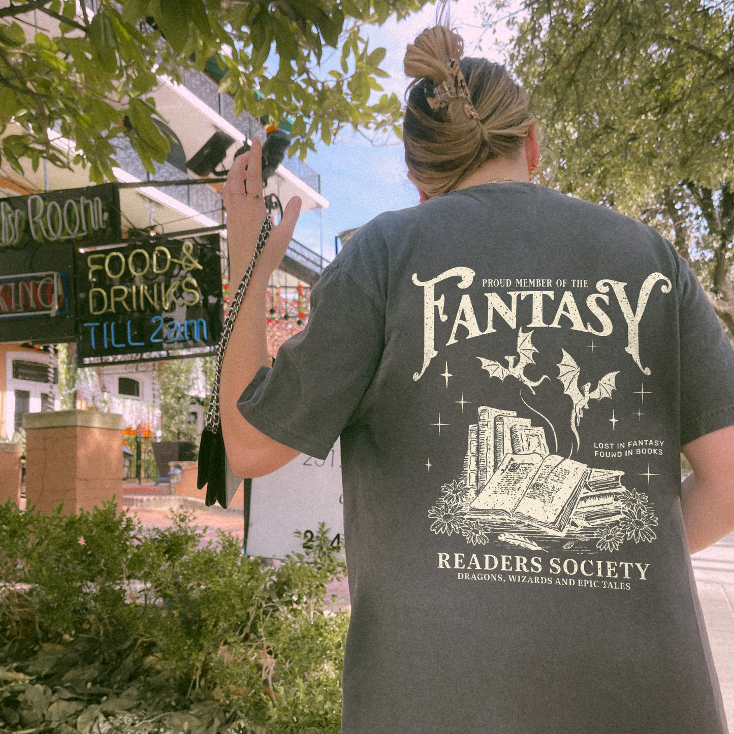 Fantasy Reader Society | Back & Front Print