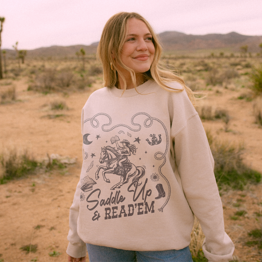 Saddle Up and Read'Em Sweatshirt