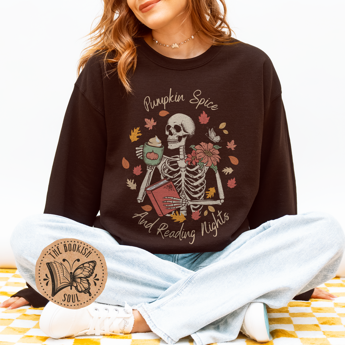 Pumpkin Spice and Reading Nights Sweatshirt