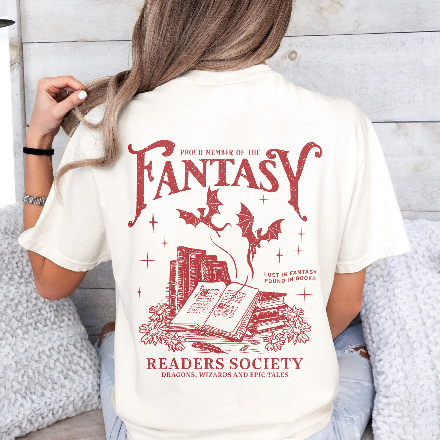 Fantasy Reader Society | Back & Front Print