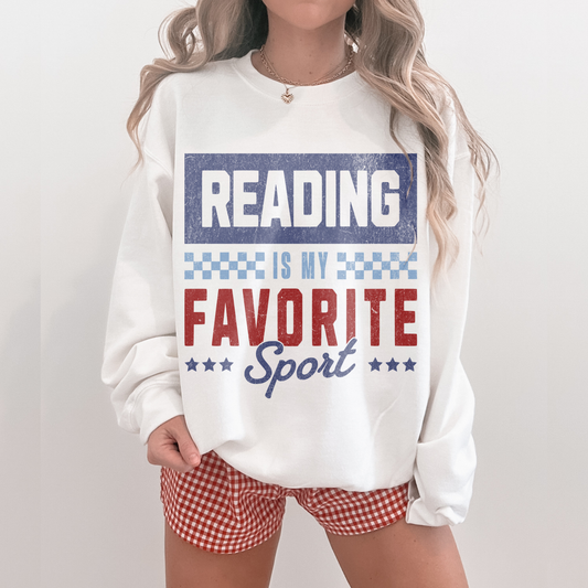 Reading is my Favorite Sport Sweatshirt