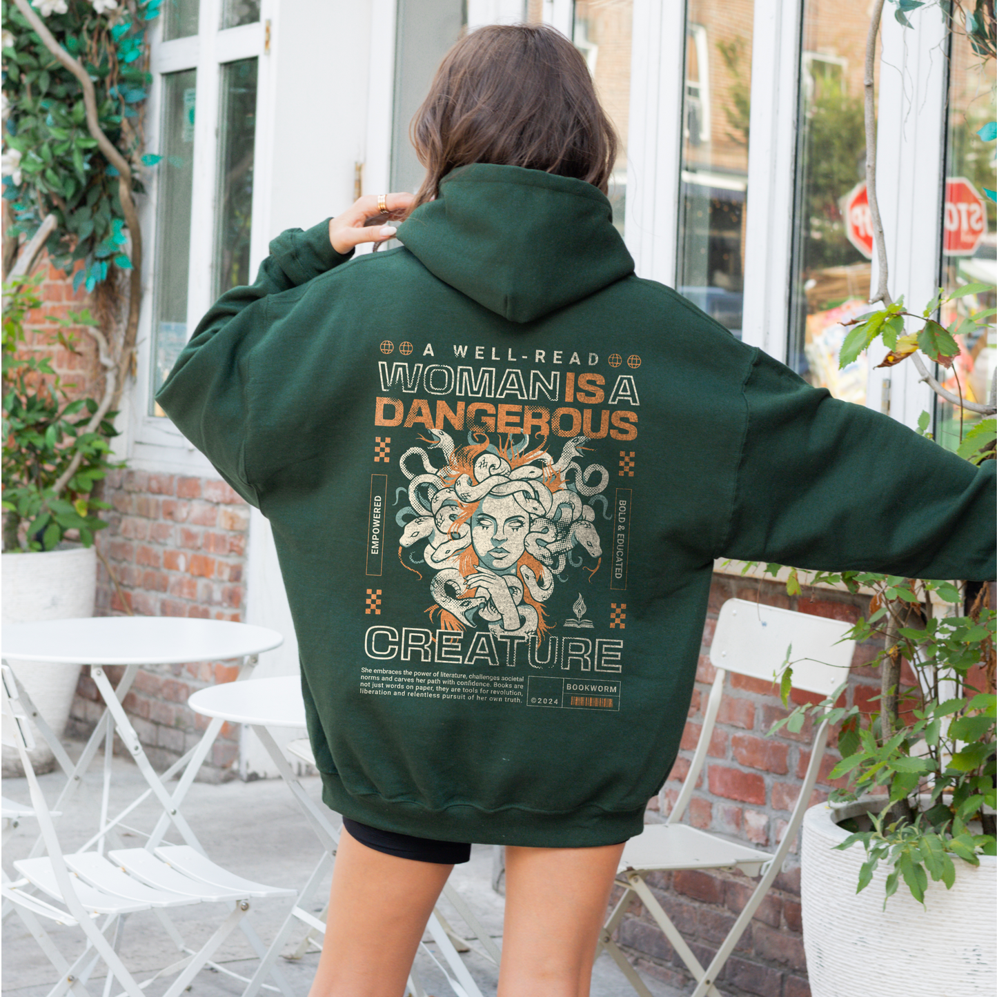 A Well-Read Woman Zip Hooded Sweatshirt