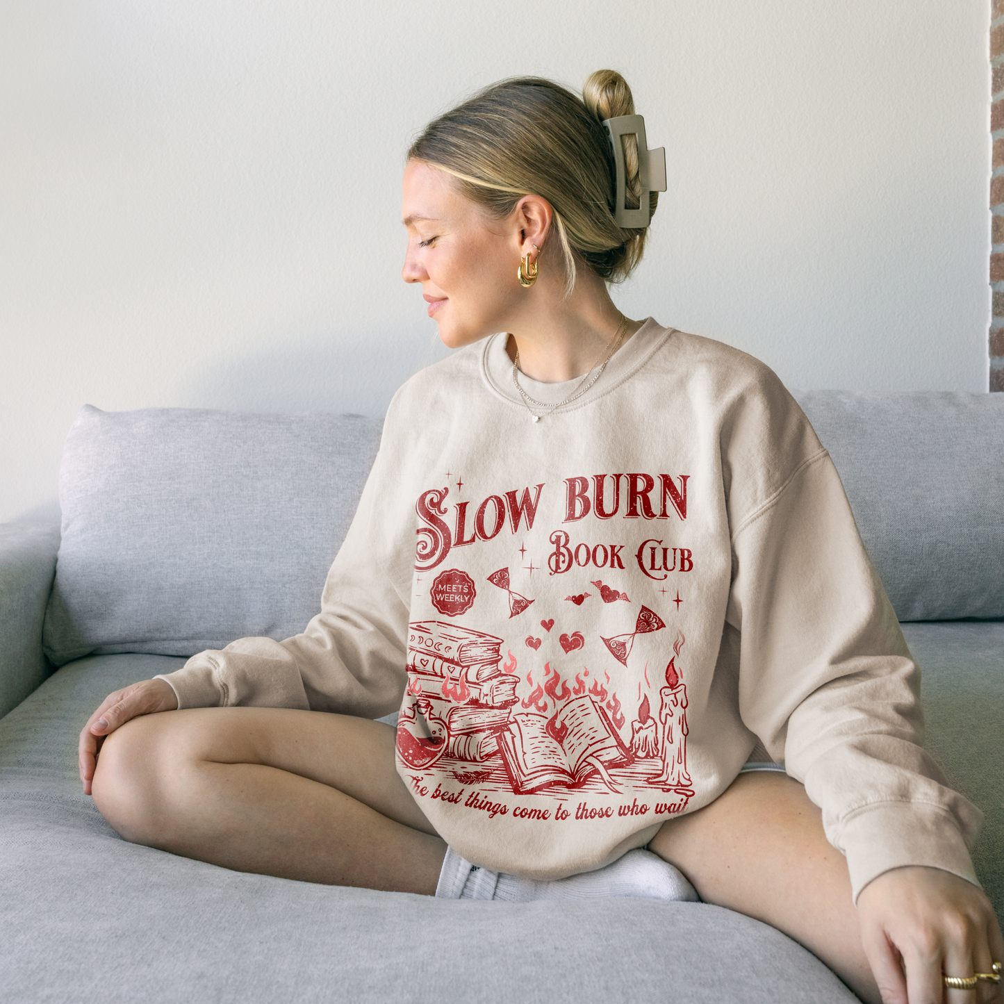 Slow Burn Book Club Sweatshirt