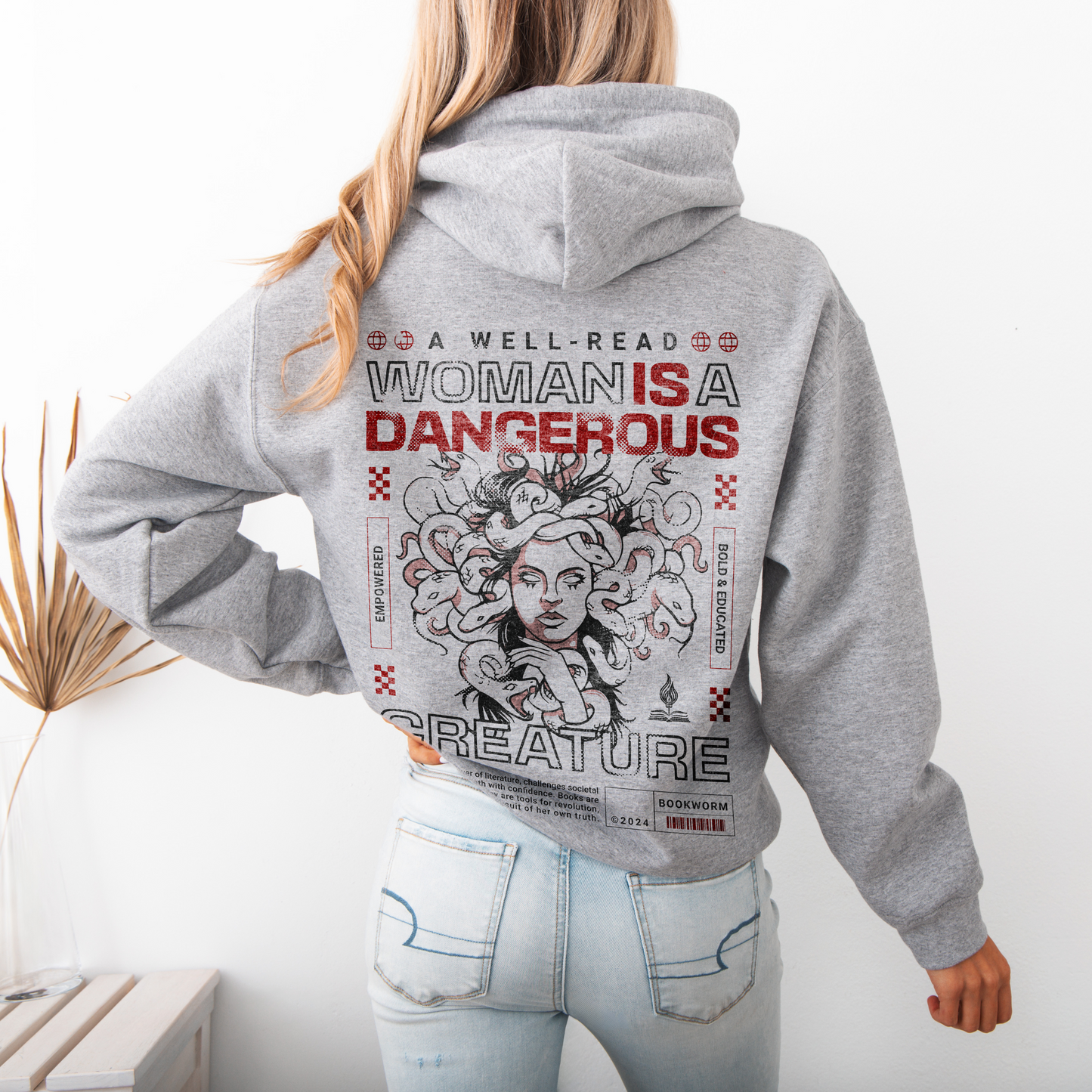 A Well-Read Woman Zip Hooded Sweatshirt