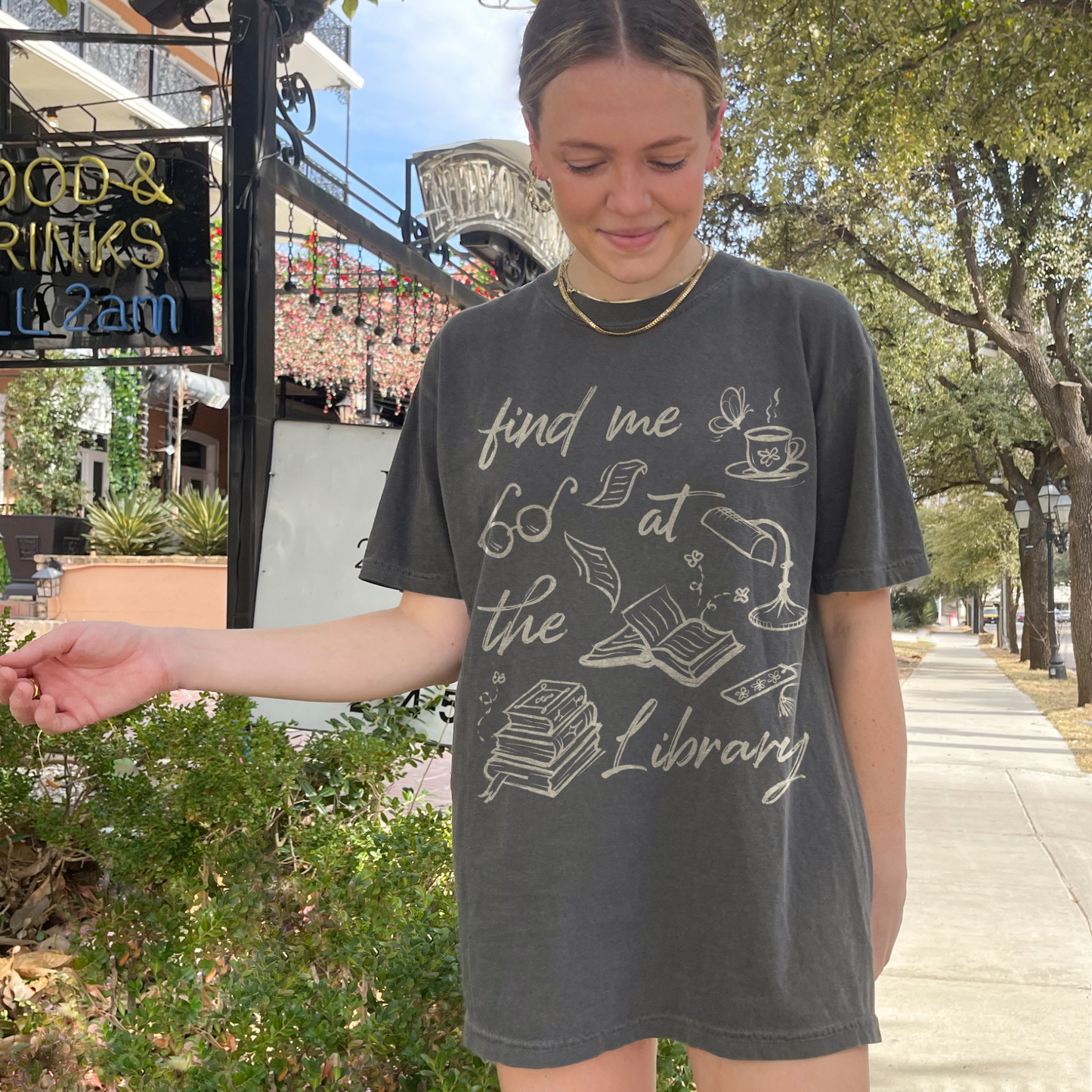 Find me at the Library