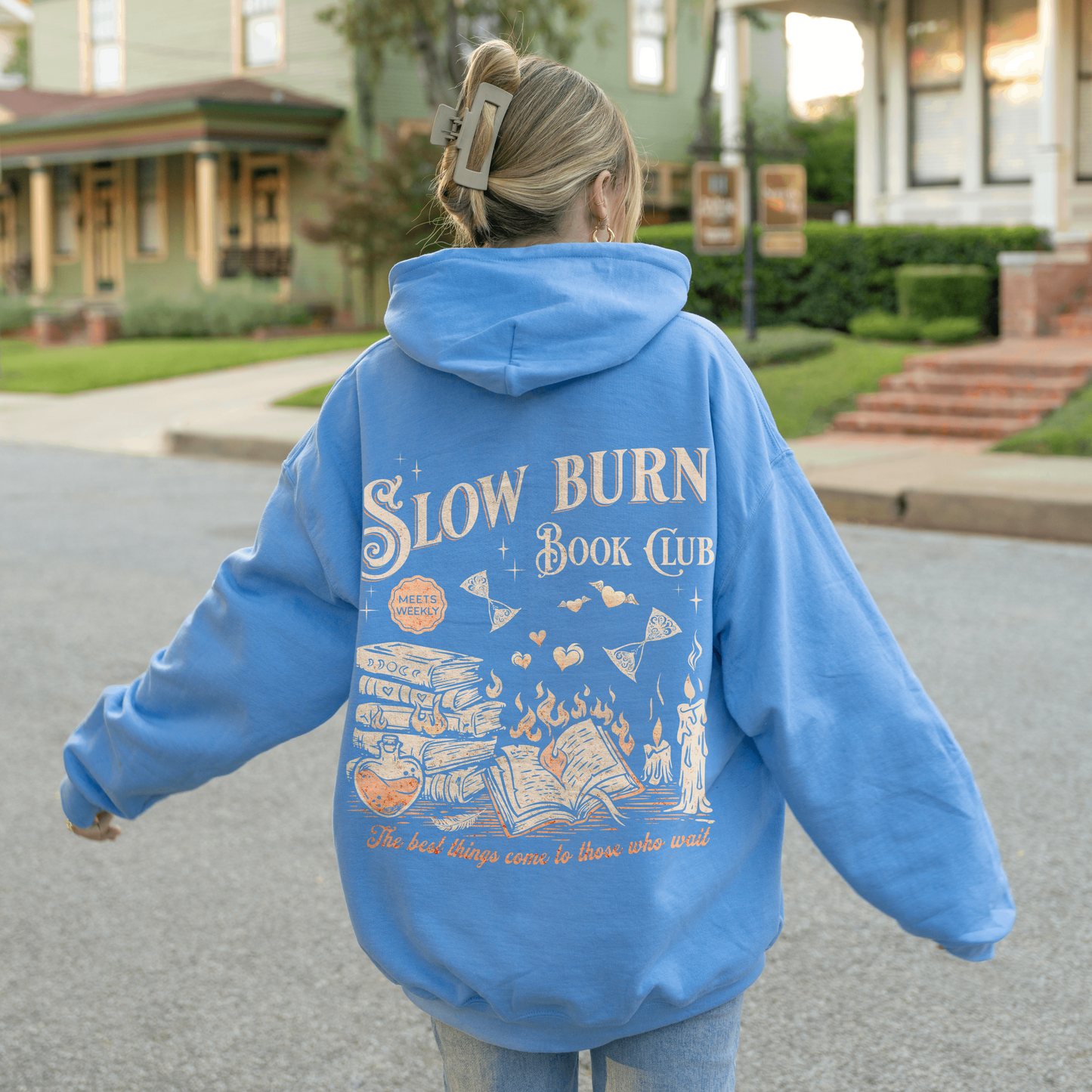 Slow Burn Book Club Hooded Sweatshirt