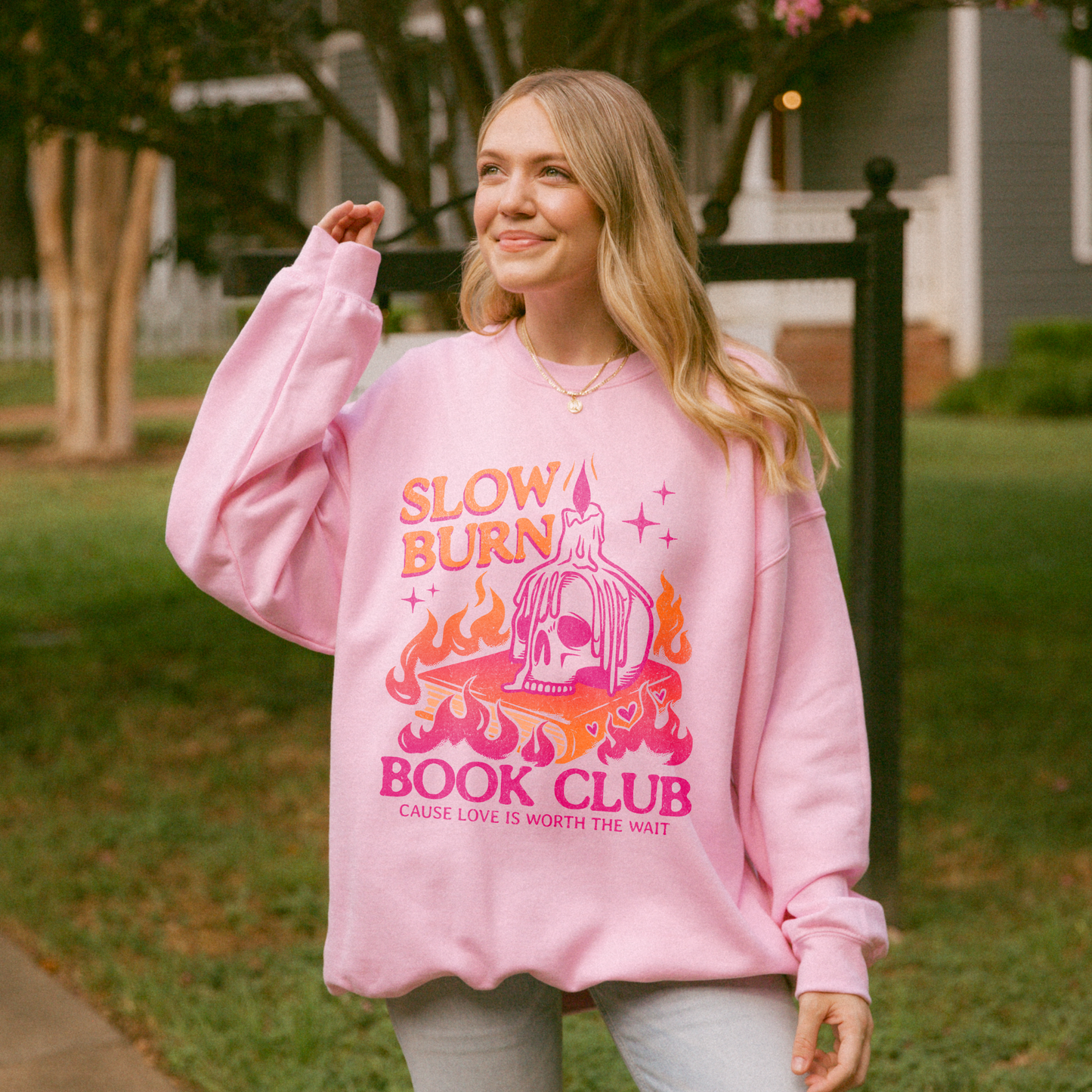 Slow Burn Skull Sweatshirt