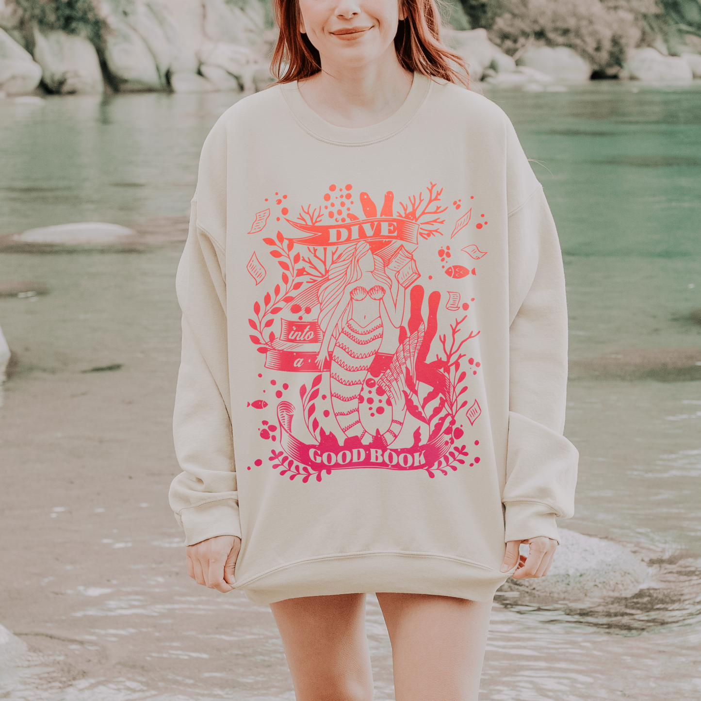 Dive into a Good Book Sweatshirt