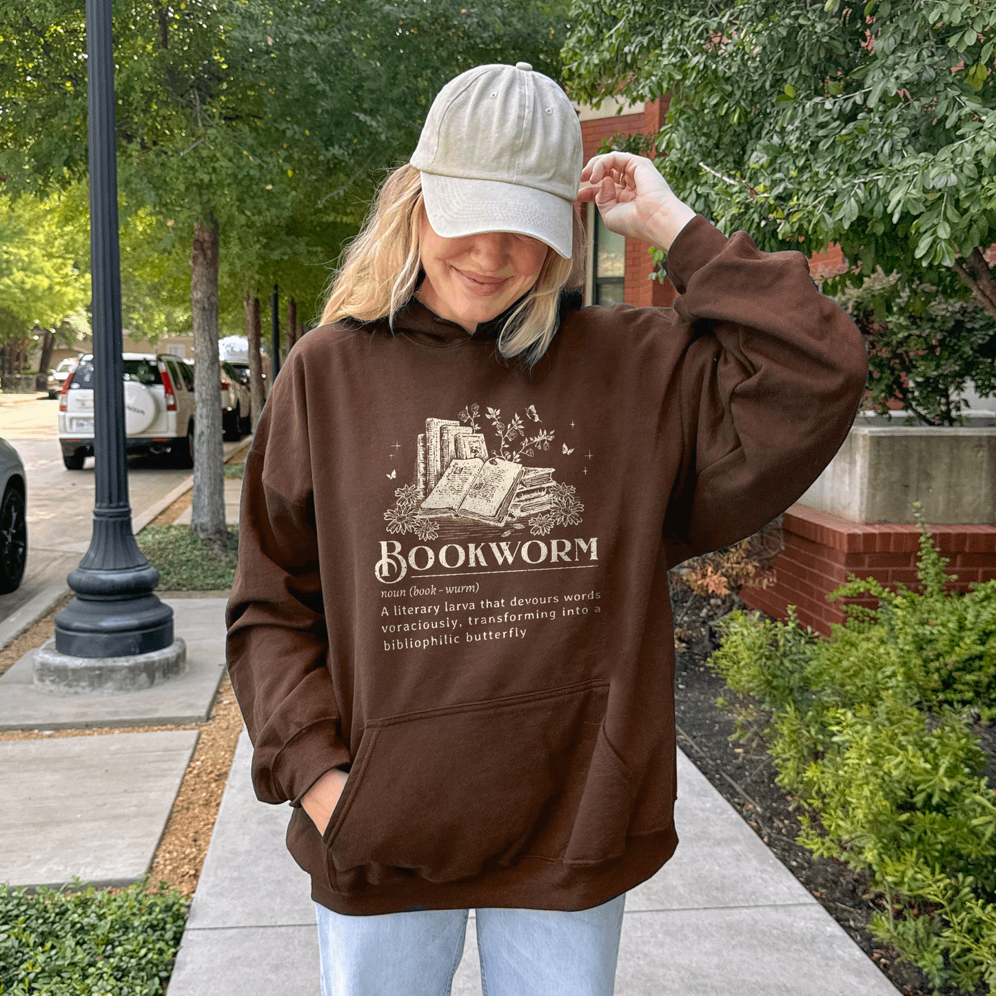 Bookworm Definition Hooded Sweatshirt