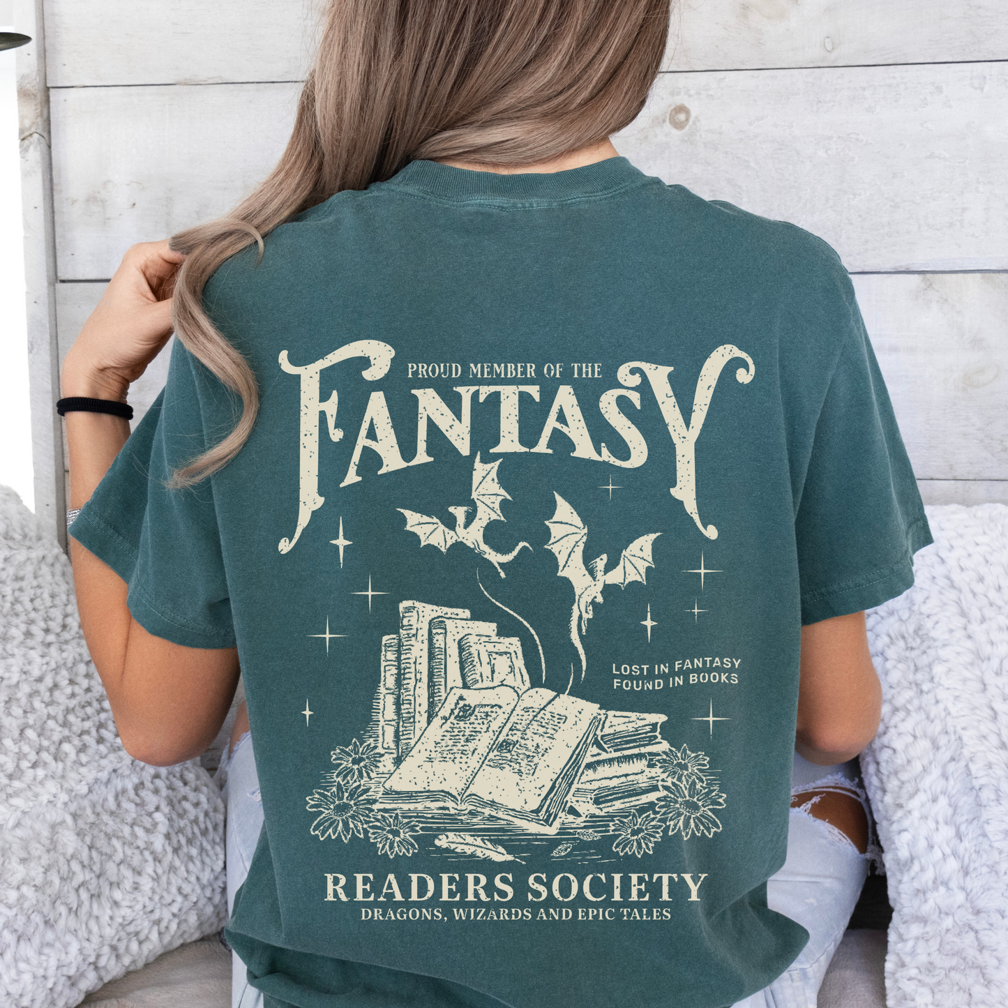 Fantasy Reader Society | Back & Front Print