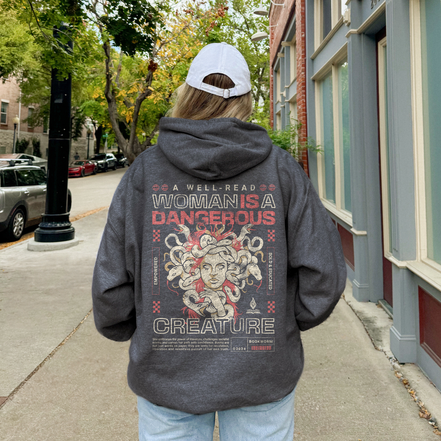 A Well-Read Woman Zip Hooded Sweatshirt