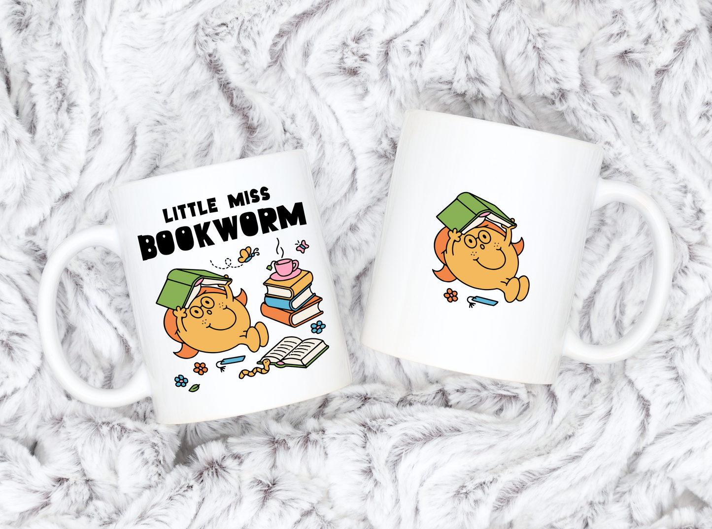 Little Miss Bookworm Mug (11oz, 15oz)