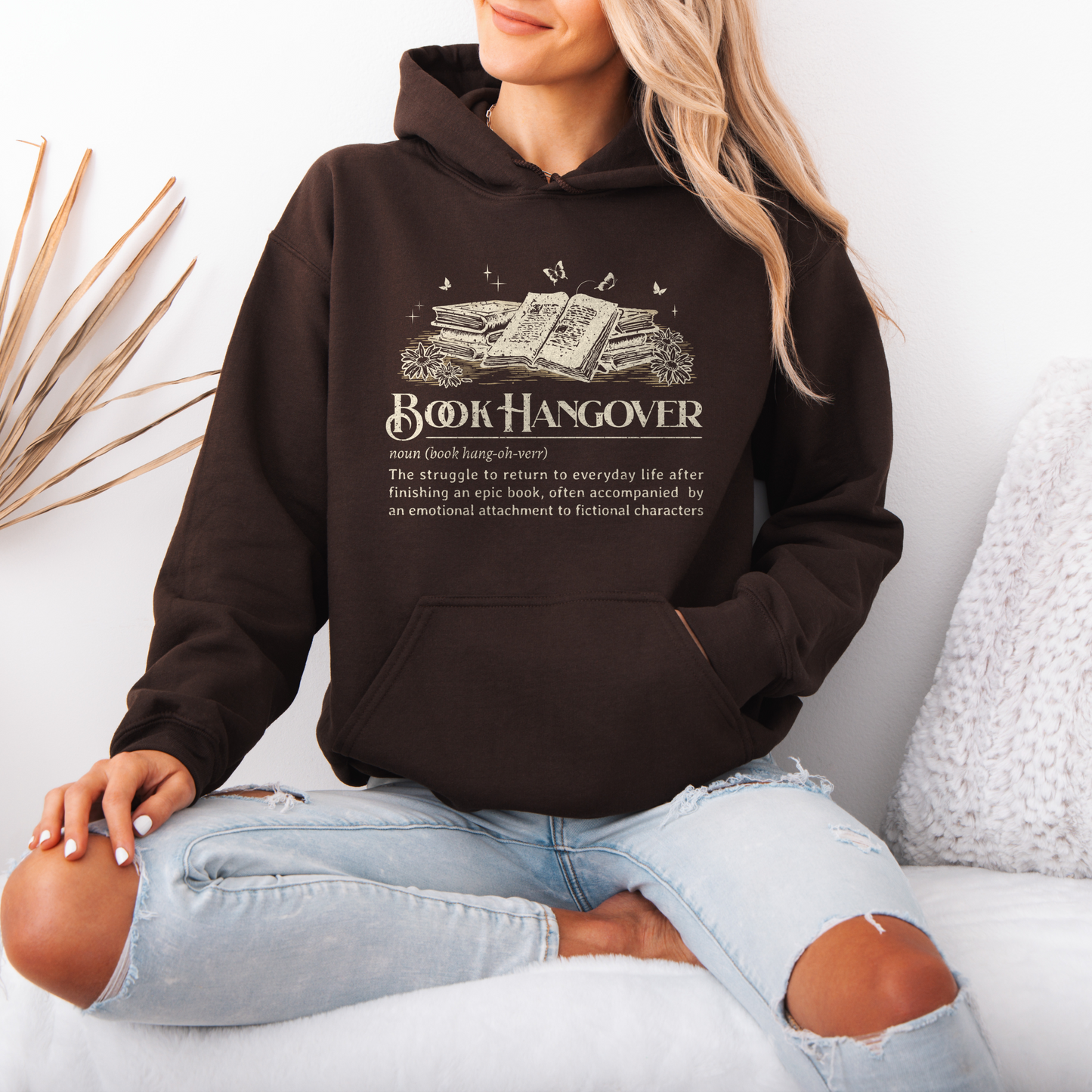 Book Hangover Definition Hooded Sweatshirt