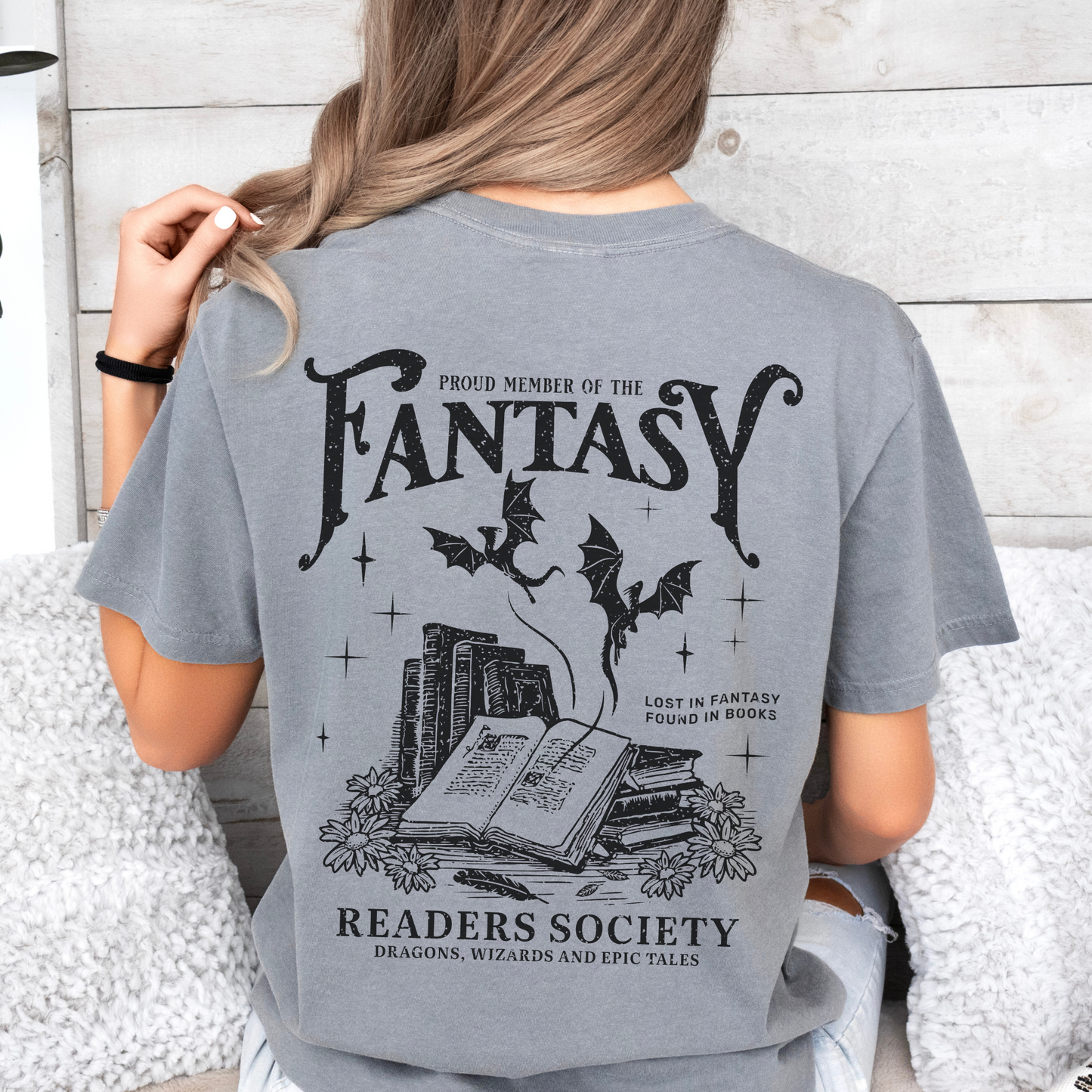 Fantasy Reader Society | Back & Front Print