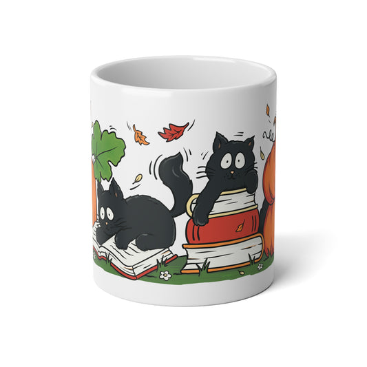 Purr & Pour Haunted Coffee Mug | Jumbo Mug 20oz
