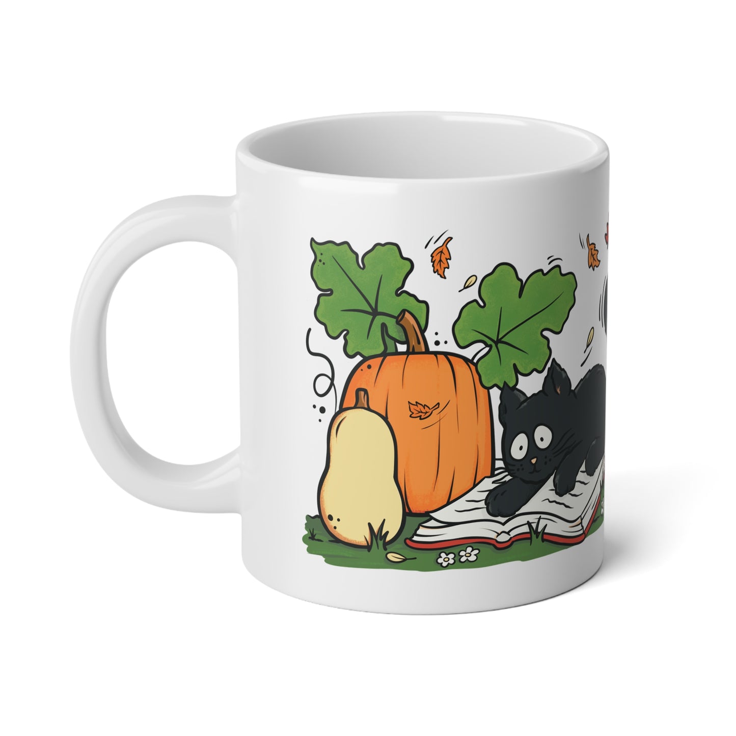 Purr & Pour Haunted Coffee Mug | Jumbo Mug 20oz