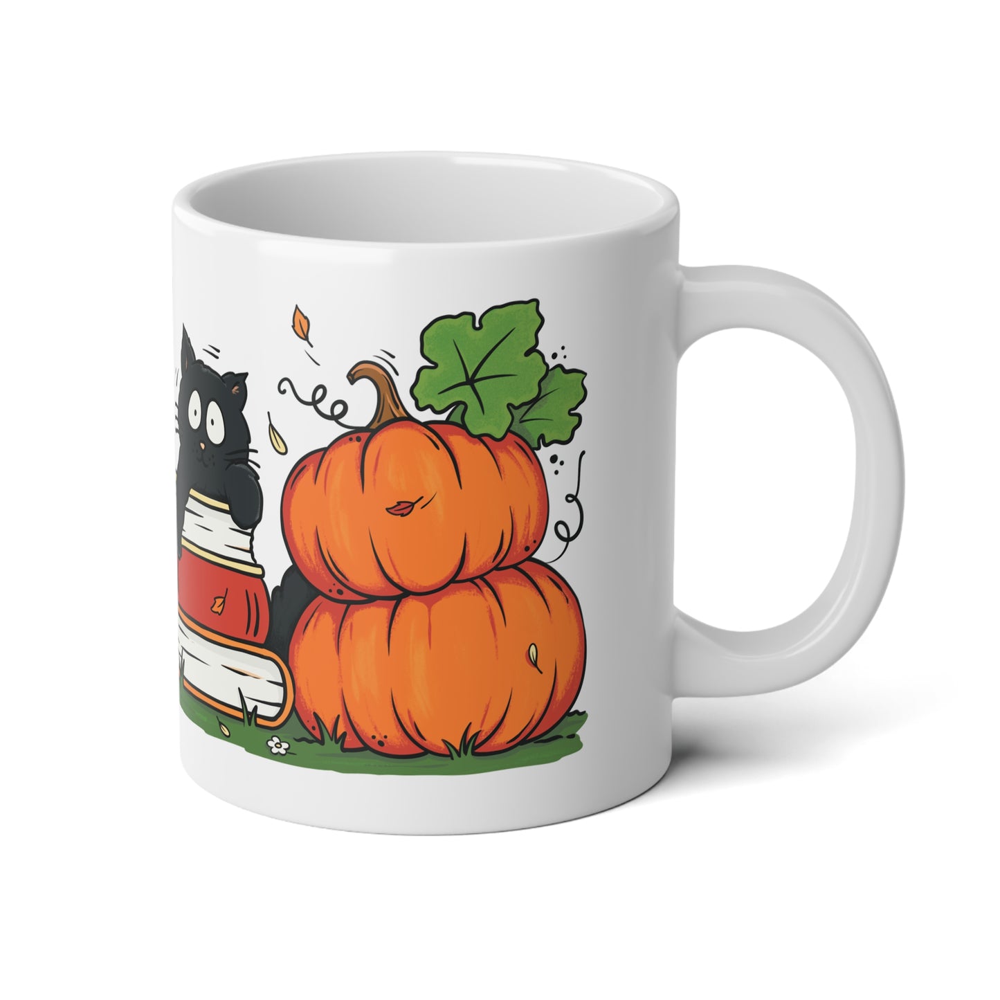 Purr & Pour Haunted Coffee Mug | Jumbo Mug 20oz