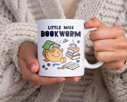 Little Miss Bookworm Mug (11oz, 15oz)