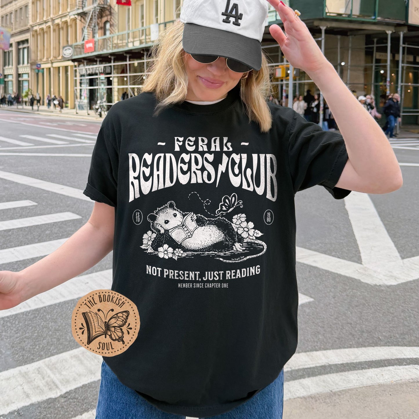 Feral Readers Club Shirt | Monochrome