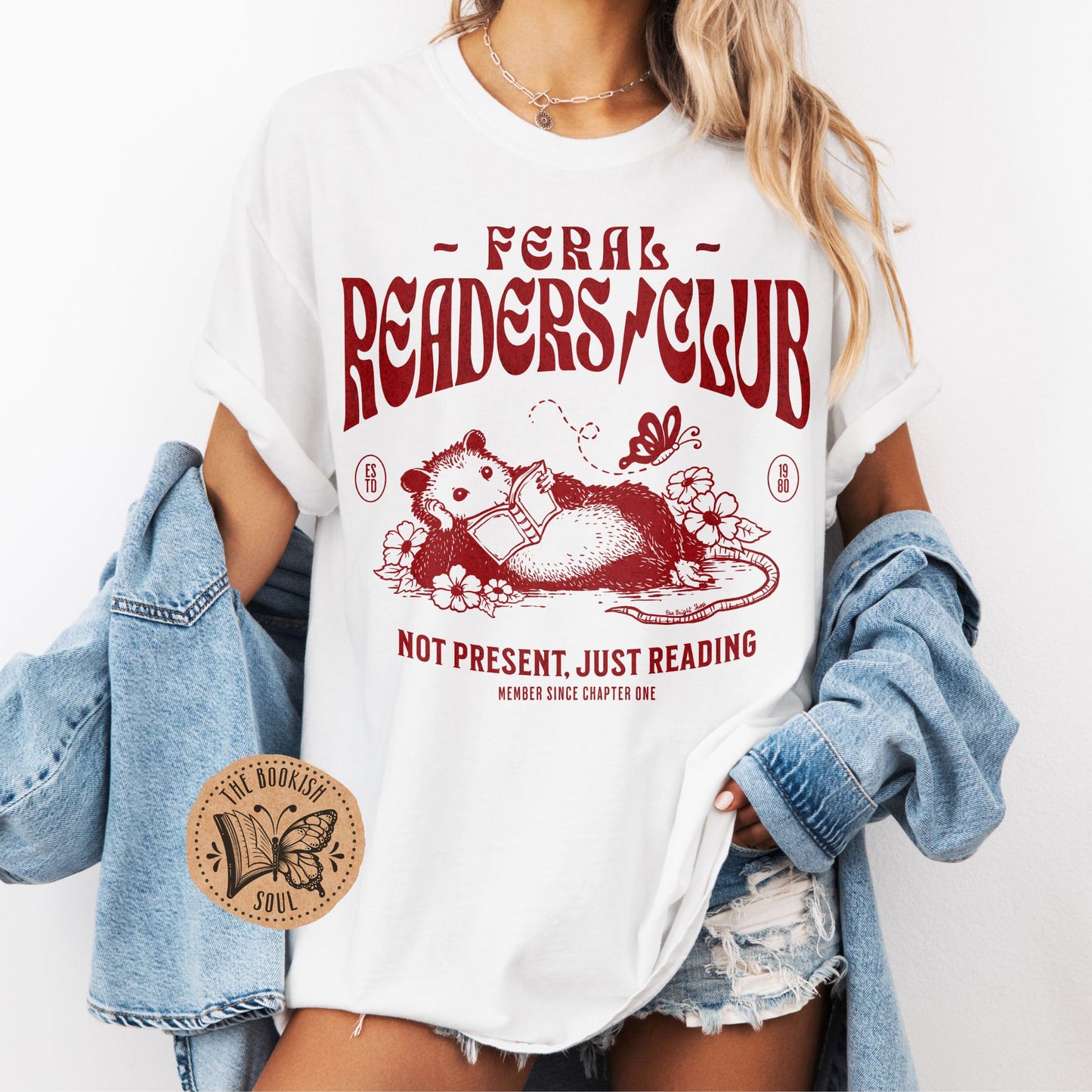 Feral Readers Club Shirt | Monochrome