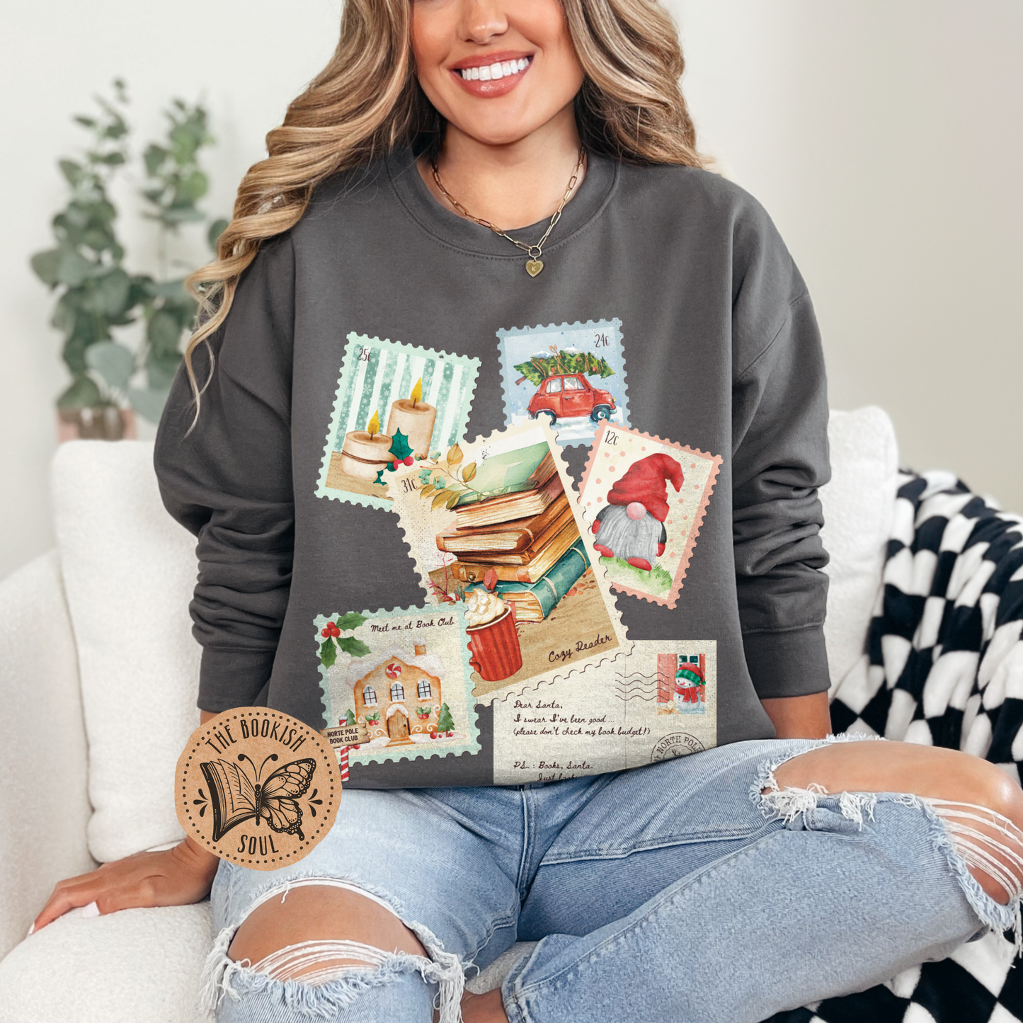 Dear Santa, Bring Books Sweatshirt