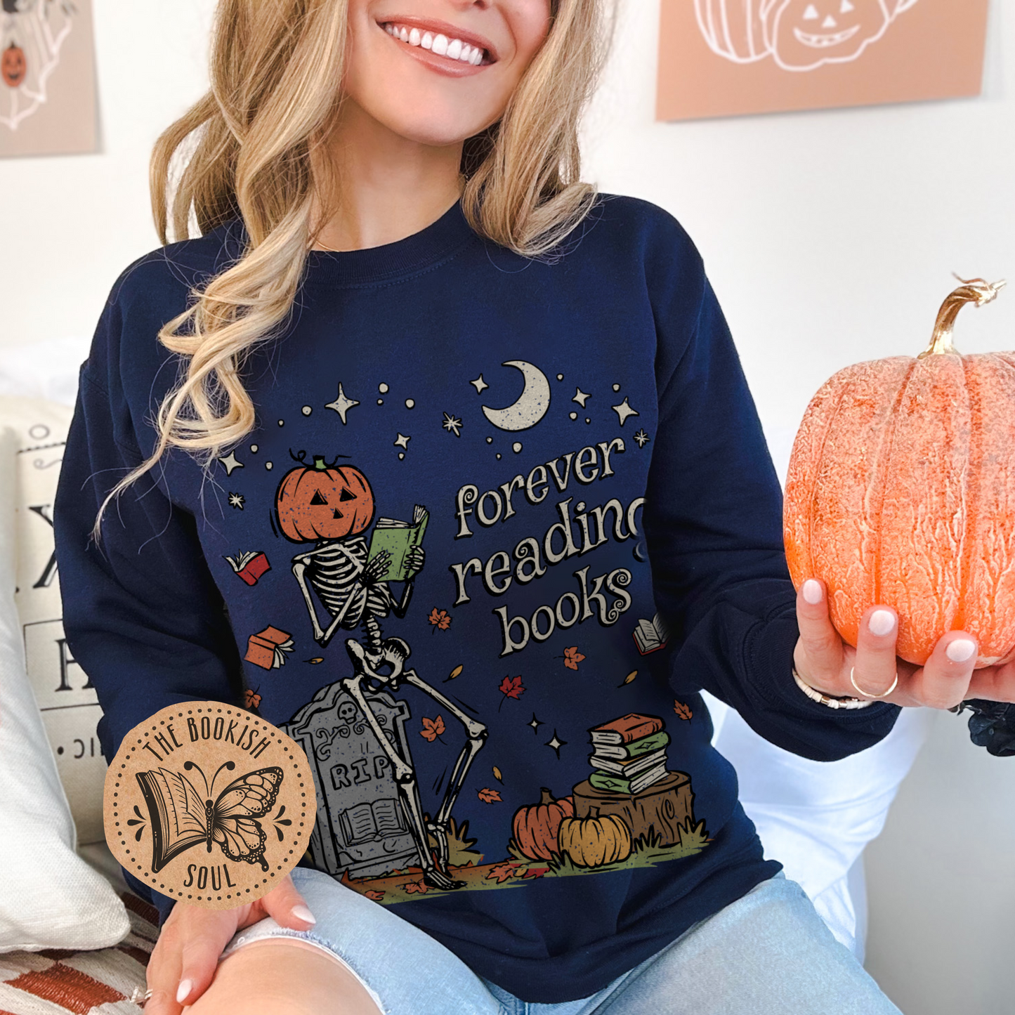 Forever Reading Books Sweatshirt