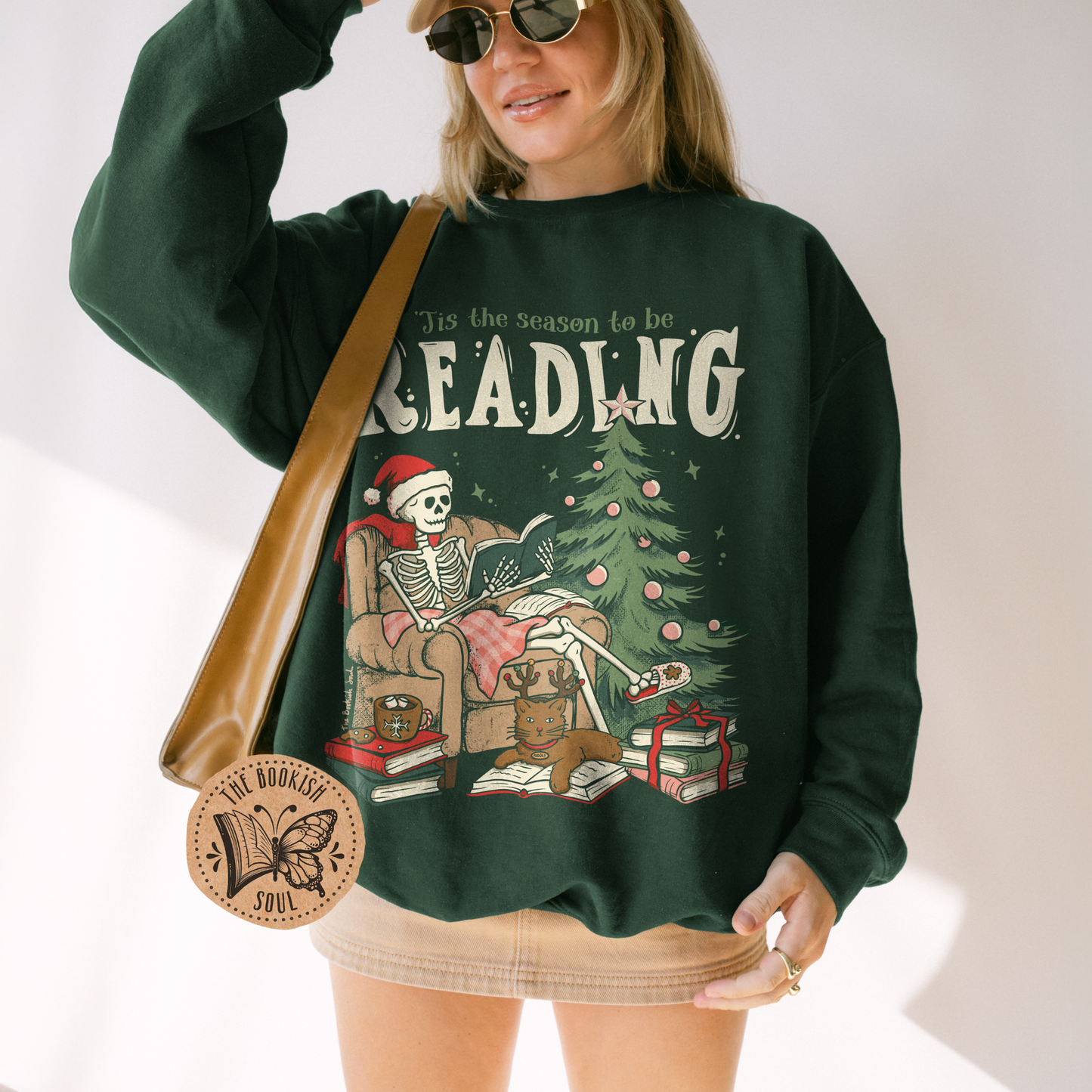 'Tis the Season to be Reading Sweatshirt