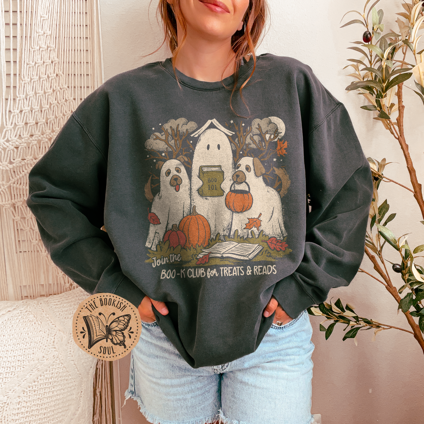 Join The BOO-K Club Crewneck