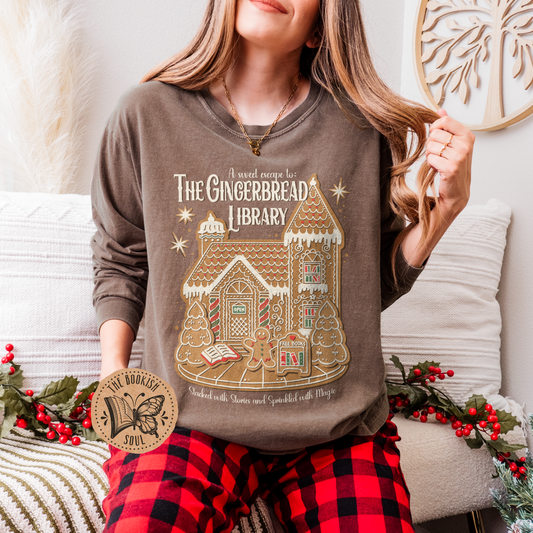 The Gingerbread Library Long Sleeve