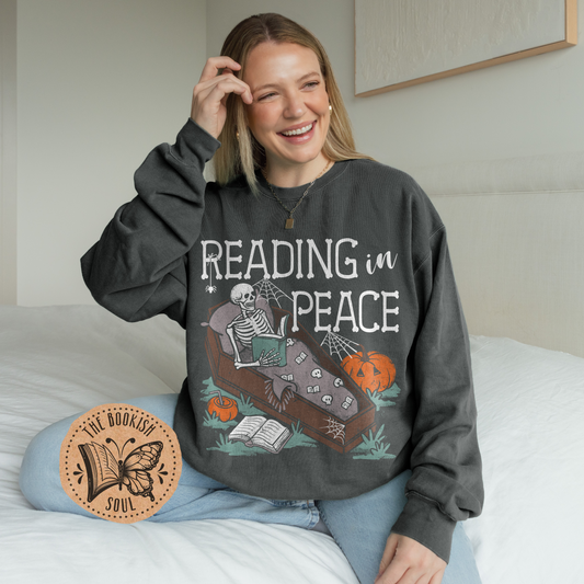 Reading in Peace Vintage Crewneck