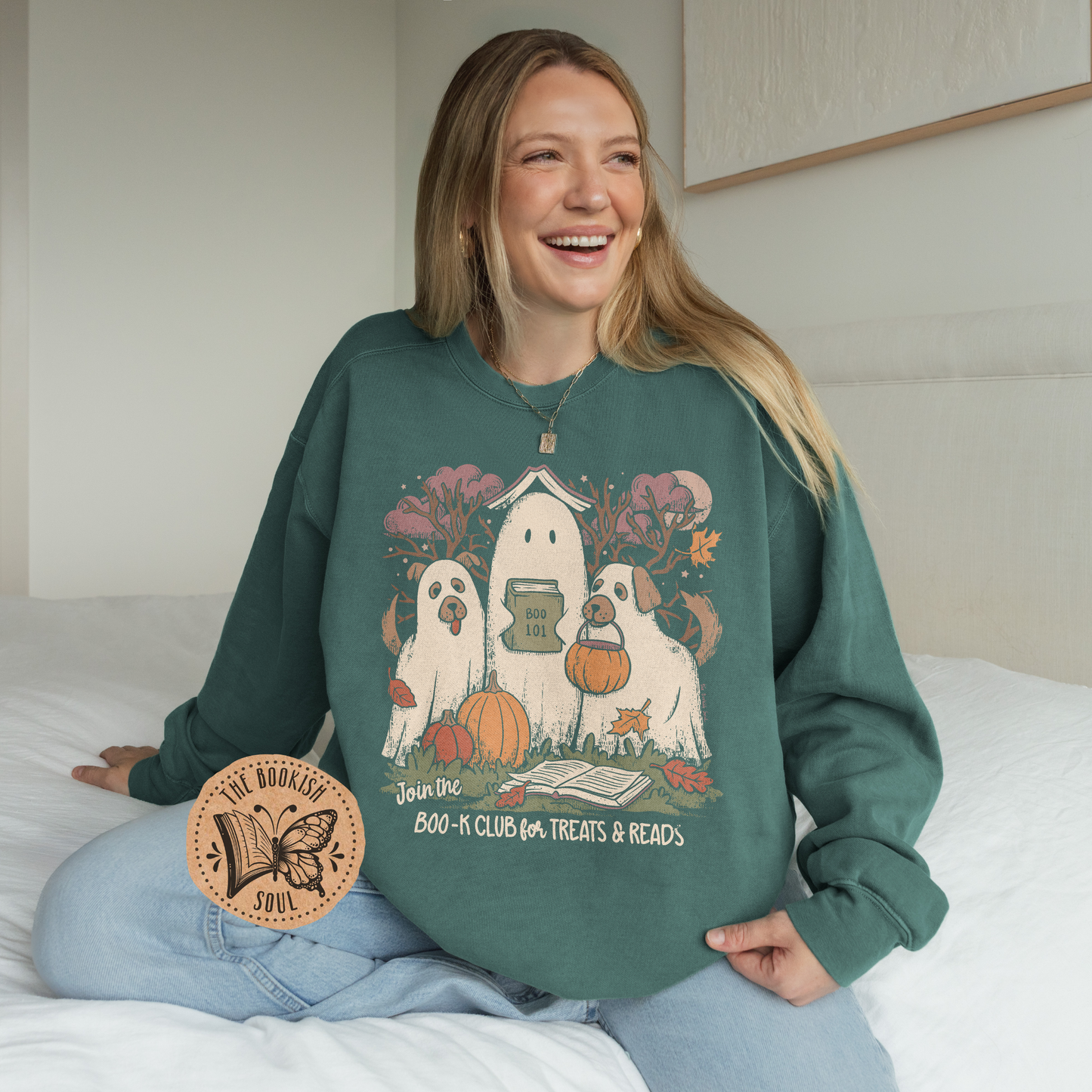 Join The BOO-K Club Crewneck